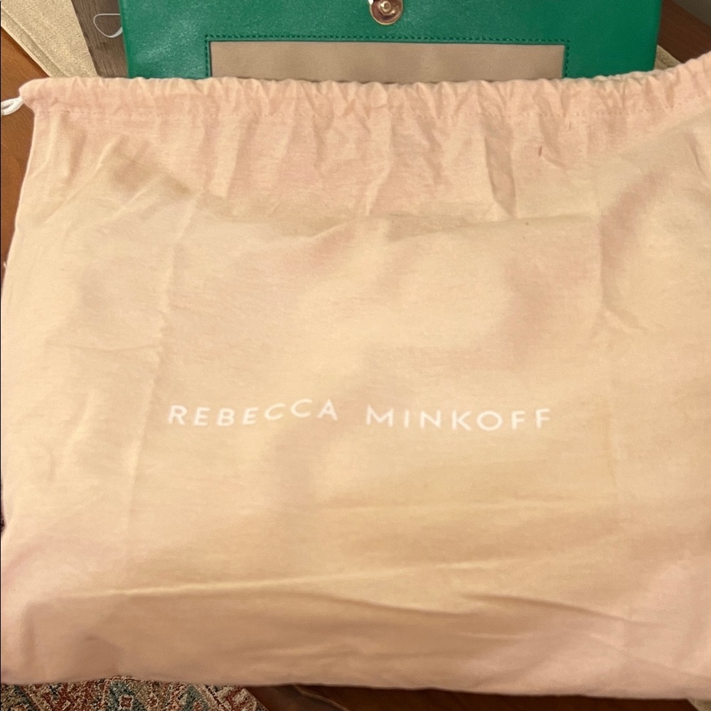 Rebecca Minkoff Emerald Quilted Shoulder Bag with Gold Chain - Picture 11 of 15